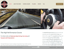 Tablet Screenshot of high-performance-course.com